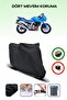 Black Rear Bag Compatible Kawasaki Z 750 S Compatible Motorcycle Canvas Motor Cover