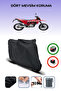 Black Rear Bag Compatible Gas Gas Sm 700 Compatible Motorcycle Canvas Motor Cover