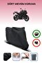 Black Rear Bag Compatible Yamaha Mt-10 Compatible Motorcycle Canvas Motor Cover