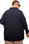 Mode XL Large Size Men's Apas Shirt 11108 Navy Blue Antique - 4