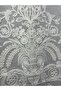 Vazo Tek Farbela Embroidered Tulle Kitchen Curtain – Panel Curtain with Border Ecru (Dimensions Width X Length) - 3