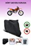 Black Rear Bag Compatible Ktm 450 Exc Compatible Motorcycle Tarpaulin Motor Cover