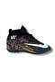 041-26 Boys' Carpet Field Shoes with Socks Black and White 31-35 - 2