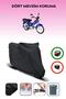 Black Rear Bag Compatible Bisan Ceylan Compatible Motorcycle Tarpaulin Motor Cover