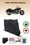 Black Rear Bag Compatible Yamaha Xvs 1300 a Compatible Motorcycle Canvas Motor Cover