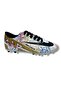 037-26 Boys' Turf Soccer Cleats White Black 36-39 - 2