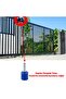 Sliding Sliding Iron Gate Exterior Garden Gate PVC Balance Ball Wheel Roller Plastic Metal End - 4