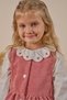 Heart Pocket Detailed Corduroy 3-Piece Girls' Top and Bottom Set - 3