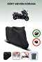 Black Rear Bag Compatible Yamaha Tmax 530 Compatible Motorcycle Canvas Motor Cover