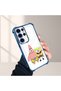Samsung Galaxy S23 Ultra Compatible Childhood Joy Spongebob Transparent Silicone Protective Case - 4