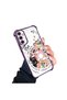 Samsung Galaxy A14 Compatible Sweet Cartoon Cat Transparent Silicone Protective Phone Case - 2