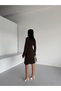 Bell Dress with Scarf Yumoş Women's Knitwear - 3
