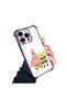 iPhone 16 Pro Compatible Childhood Joy Spongebob Transparent Silicone Protective Case - 2