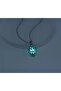Glow in the Dark Green/Blue Color Lotus Model Necklace - 2