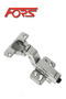Fors Braked Piston Slow Closing Full Telescopic Cabinet Hinge |   Clips Base Screw Set