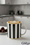 Aura Model Porcelain Mug, Special Design, 300 ml