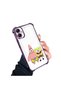 Samsung Galaxy A04E Compatible Childhood Joy Spongebob Transparent Silicone Protective Case - 2