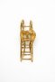 Kalp Model Gold Hair Clip – Elegant and Modern Metal Clasp 8 cm - 3