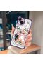 iPhone 16 Compatible Sweet Cartoon Cat Transparent Silicone Protective Phone Case - 5