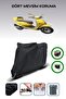Black Rear Bag and Lock Compatible Kuba Brilliant 50 Compatible Motorcycle Cover