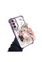 Samsung Galaxy A54 Compatible Sweet Cartoon Cat Transparent Silicone Protective Phone Case - 2