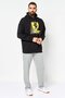 x Scuderia Ferrari Men Sportswear Fit Long Sleeve Outdoor Hoodies, Black - 2