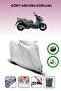 Gray Tail Bag and Lock Compatible Kawasaki J 300 Compatible Motor Tarpaulin