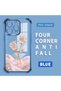 iPhone 14 Pro Compatible Romantic Pink Rose Transparent Silicone Protective Case