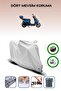 Gray Rear Bag and Lock Compatible Falcon Nitro 50 Compatible Motor Tarpaulin