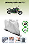 Gray Tail Bag and Lock Compatible Kawasaki Z 900 Se Compatible Motor Tarpaulin