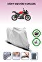 Gray Tail Bag and Lock Compatible Aprilia Tuono 660 Compatible Motorcycle Tarpaulin