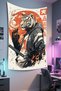 Gamer Wall Cloth, Playstation Xbox – Animal Themed, High-Quality Fabric, Tapestry Wall Carpet - 2
