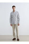 Beige Regular Fit Plaid Gabardine Men's Shirt - 2