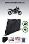 Black Rear Bag and Lock Compatible Honda Nc 750 X Compatible Motorcycle Tarpaulin