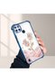Realme C25Y/C21Y Compatible Romantic Pink Rose Transparent Silicone Protective Case - 4