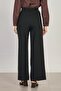 Women's Double Palazzo Pants - Black - 5