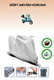 Gray Rear Bag and Lock Compatible Altai Xline 50 Pro Compatible Motor Tarpaulin
