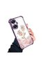 Realme C55 Compatible Romantic Pink Rose Transparent Silicone Protective Case - 2