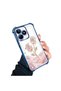 Realme Note 50 Compatible Romantic Pink Rose Transparent Silicone Protective Case - 2
