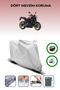 Gray Tail Bag and Lock Compatible Yamaha Xsr 900 Compatible Motorcycle Tarpaulin