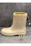 Waterproof Rain Boots with Fur Inside - 2