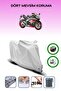 Gray Tail Bag and Lock Compatible Aprilia Rsv4 Rf Compatible Motor Tarpaulin