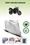 Gray Tail Bag and Lock Compatible Yamaha Fz6 Compatible Motorcycle Tarpaulin