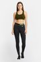 Women Sportswear Fit Brand Logo Recovery Hyper Tight, Black