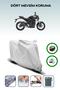 Gray Tail Bag and Lock Compatible Honda Cb 250 R Compatible Motorbike Tarpaulin