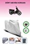 Gray Rear Bag and Lock Compatible Kuba Reiz 100 Compatible Motorcycle Cover