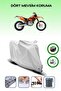 حقيبة خلفية رمادية اللون ومتوافقة مع قماش المحرك المتوافق مع KTM 450 EXC