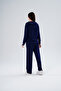Women's Modal Zippered Hooded Top and Bottom Set Comfortable Full Fit - 6