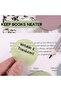 400pcs Morandi Sticky Notes, Clear Waterproof Round Translucent Sticky Labels, Sticky Tabs for An... - 5