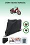 Black Rear Bag and Lock Compatible Yamaha Zoom Compatible Motor Tarpaulin